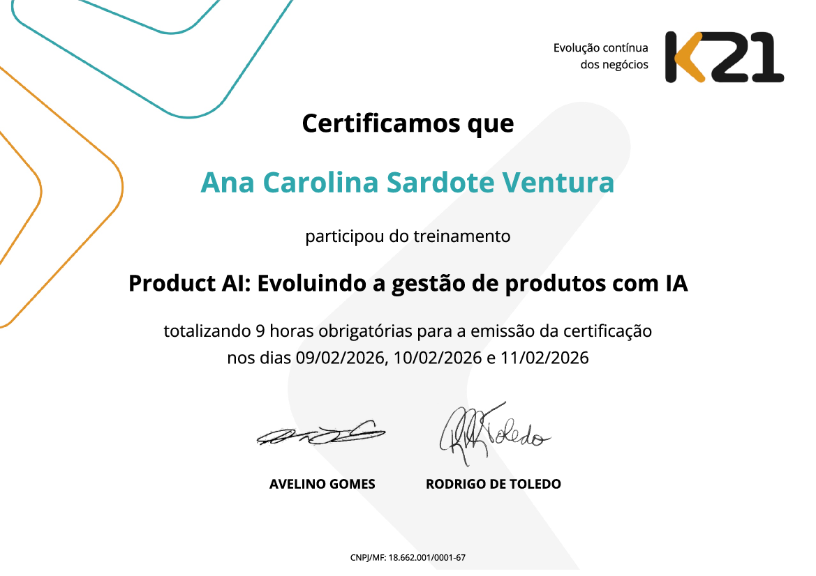Certificado K21